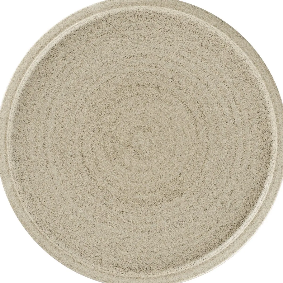 RAK Assiette coupe plate rond Grey porcelaine vitrifiée Ø 23,8 cm Selva Clearance