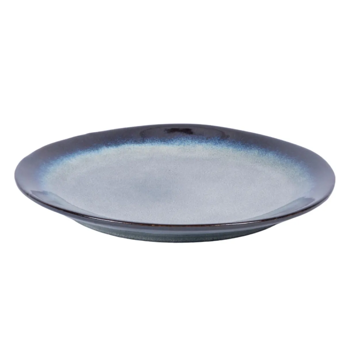 PRO.MUNDI Assiette coupe plate rond gris grès émaillé Ø 21,5 cm Galaxy Best