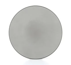 Assiette coupe plate rond gris porcelaine culinaire Ø 31,5 cm Equinoxe - REVOL Sale