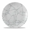 Assiette coupe plate rond gris porcelaine vitrifiée Ø 26 cm Kintsugi Pearl Grey - CHURCHILL Hot
