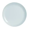 Assiette coupe plate rond gris verre opal Ø 25 cm Diwali - LUMINARC