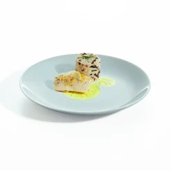 Assiette coupe plate rond gris verre opal Ø 25 cm Diwali - LUMINARC
