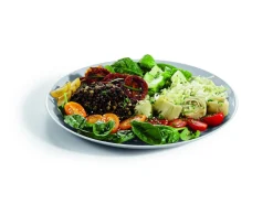 Assiette coupe plate rond gris verre opal Ø 27 cm Diwali - LUMINARC Clearance