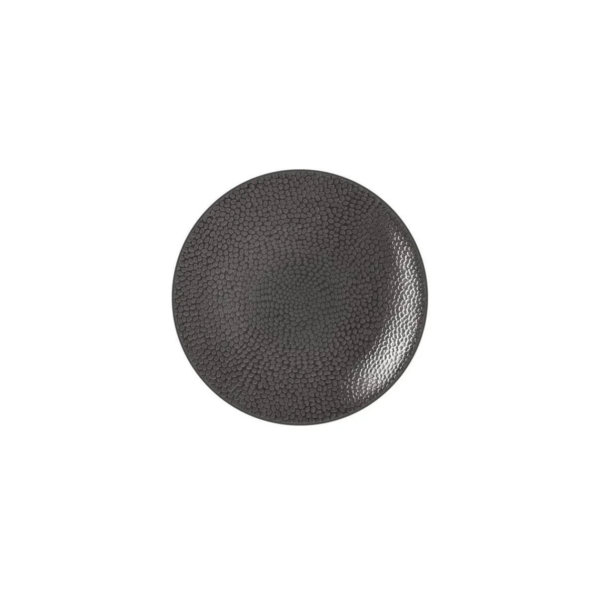 Assiette coupe plate rond gris grès émaillé Ø 21 cm Stone - MEDARD DE NOBLAT Sale