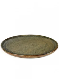 SERAX Assiette coupe plate rond indi grey grès émaillé Ø 27 cm Surface Sale