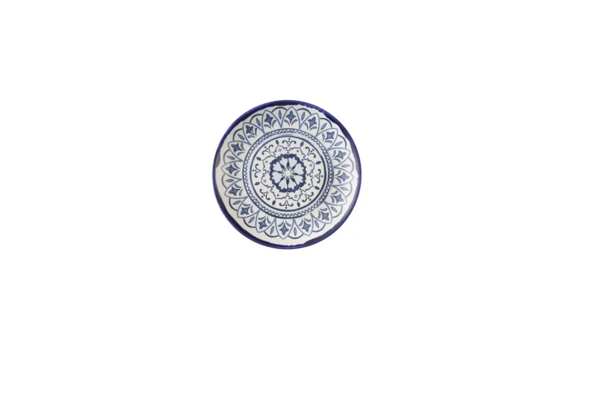 Assiette coupe plate rond Ink porcelaine vitrifiée Ø 16 cm Harvest Mediterranean Moresque - DUDSON Best