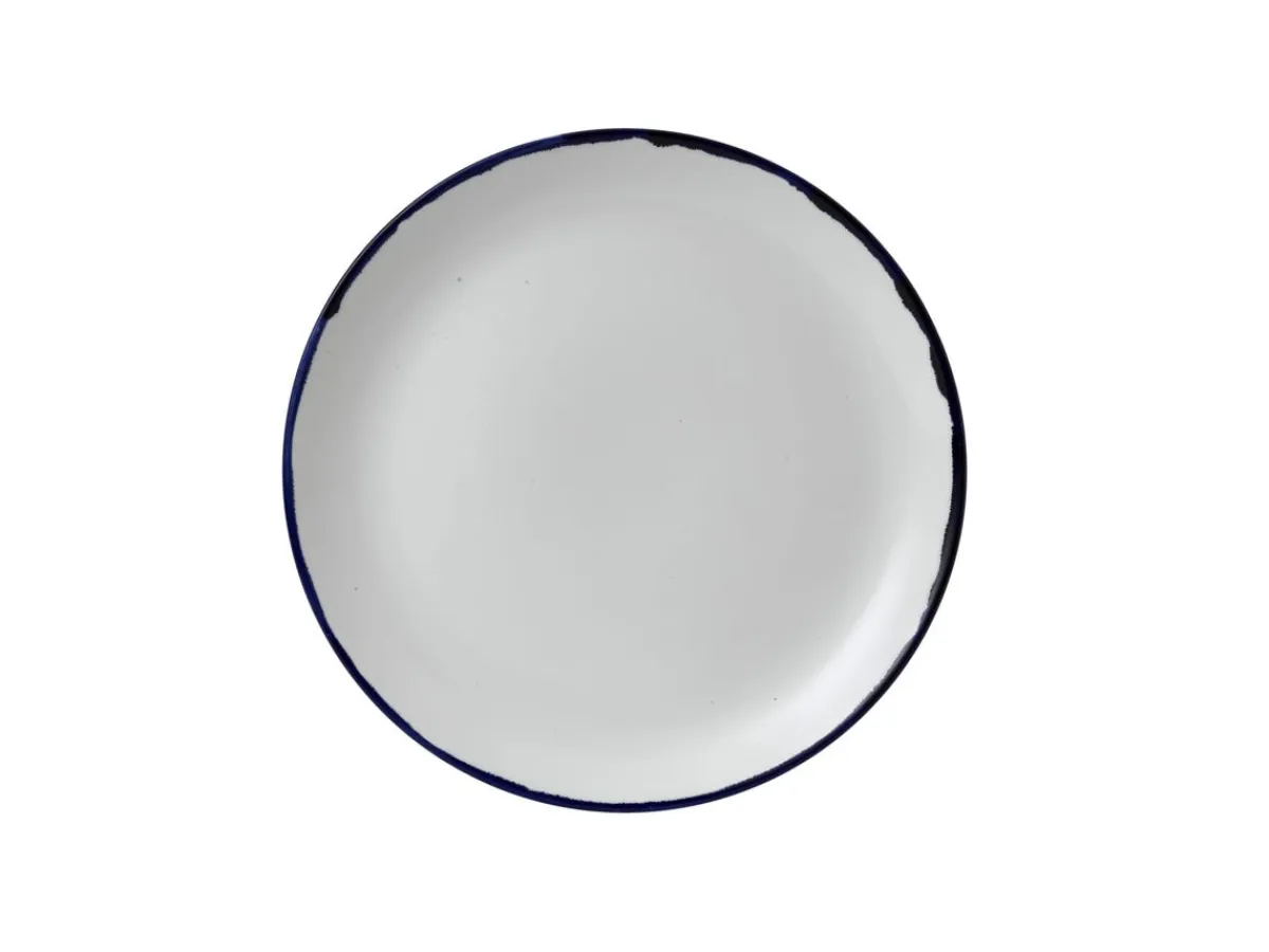 DUDSON Assiette coupe plate rond Ink porcelaine vitrifiée Ø 28,8 cm Harvest New