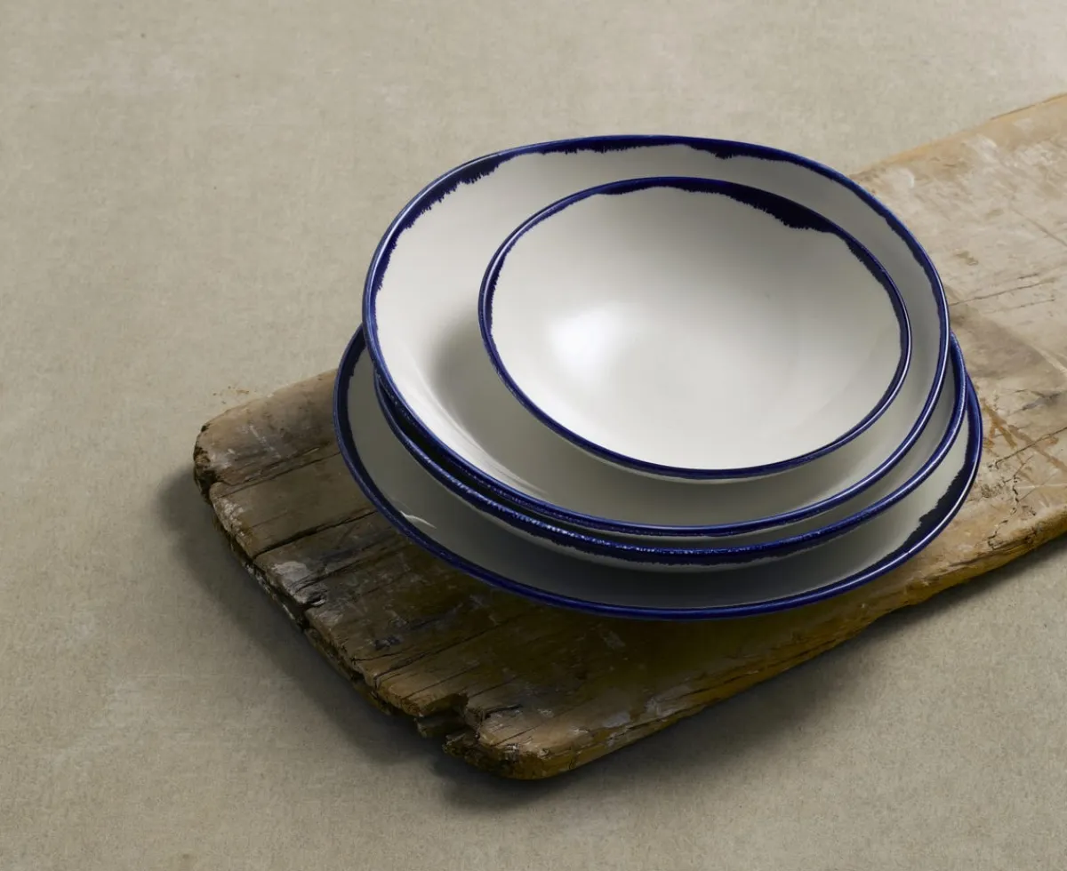 DUDSON Assiette coupe plate rond Ink porcelaine vitrifiée Ø 28,8 cm Harvest New
