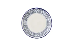 DUDSON Assiette coupe plate rond Ink porcelaine vitrifiée Ø 26 cm Harvest Mediterranean Moresque Hot