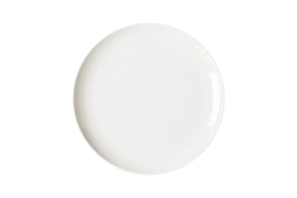 RAK Assiette coupe plate rond ivoire porcelaine vitrifiée Ø 21 cm Nano Discount