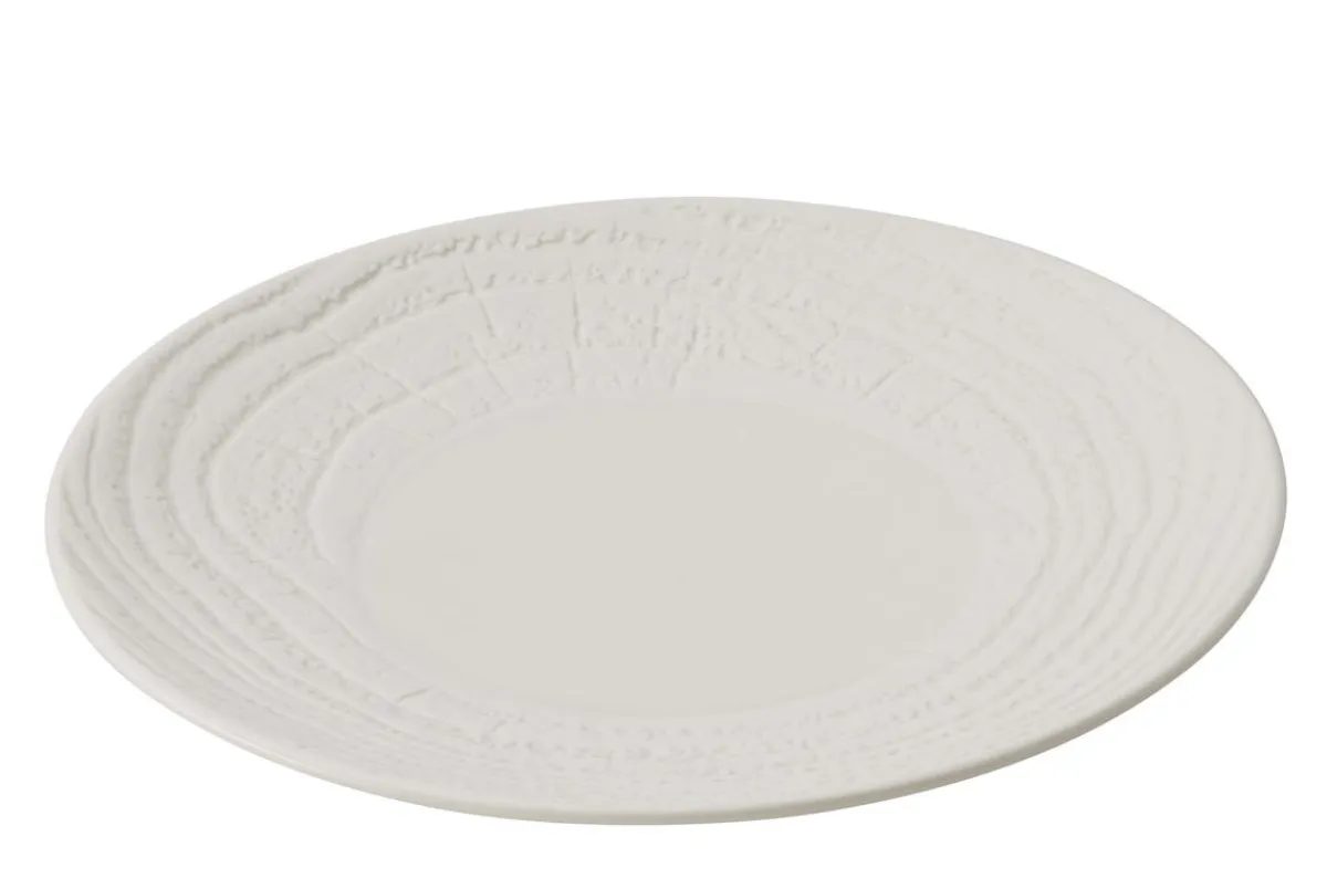 REVOL Assiette coupe plate rond ivoire porcelaine culinaire Ø 21,5 cm Arborescence Best