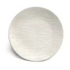 Assiette coupe plate rond ivoire grès émaillé Ø 20,5 cm Magma - MEDARD DE NOBLAT Online