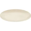Assiette coupe plate rond kaolin grès émaillé Ø 21 cm Modulo Nature - DEGRENNE Hot