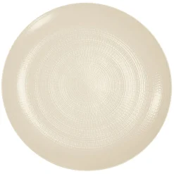 DEGRENNE Assiette coupe plate rond kaolin grès émaillé Ø 28 cm Modulo Nature New