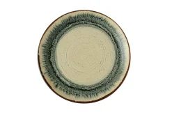 DUDSON Assiette coupe plate rond Linen porcelaine vitrifiée Ø 28,8 cm Flare Outlet