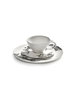 Assiette coupe plate rond MAGICAL BLOSSOM porcelaine Ø 21 cm Unity - SERAX Outlet