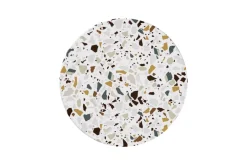 Assiette coupe plate rond multicolore porcelaine Ø 26,5 cm Kerrazzo - RAK Clearance