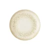 Assiette coupe plate rond Natural porcelaine vitrifiée Ø 21,7 cm Inked Lume - CHURCHILL
