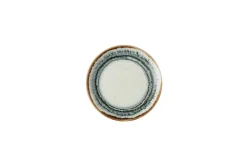 Assiette coupe plate rond Natural porcelaine vitrifiée Ø 16,5 cm Flare - DUDSON Sale