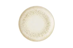 Assiette coupe plate rond Natural porcelaine vitrifiée Ø 26 cm Inked Lume - CHURCHILL Best