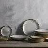 DUDSON Assiette coupe plate rond Natural porcelaine vitrifiée Ø 28,8 cm Harvest Clearance