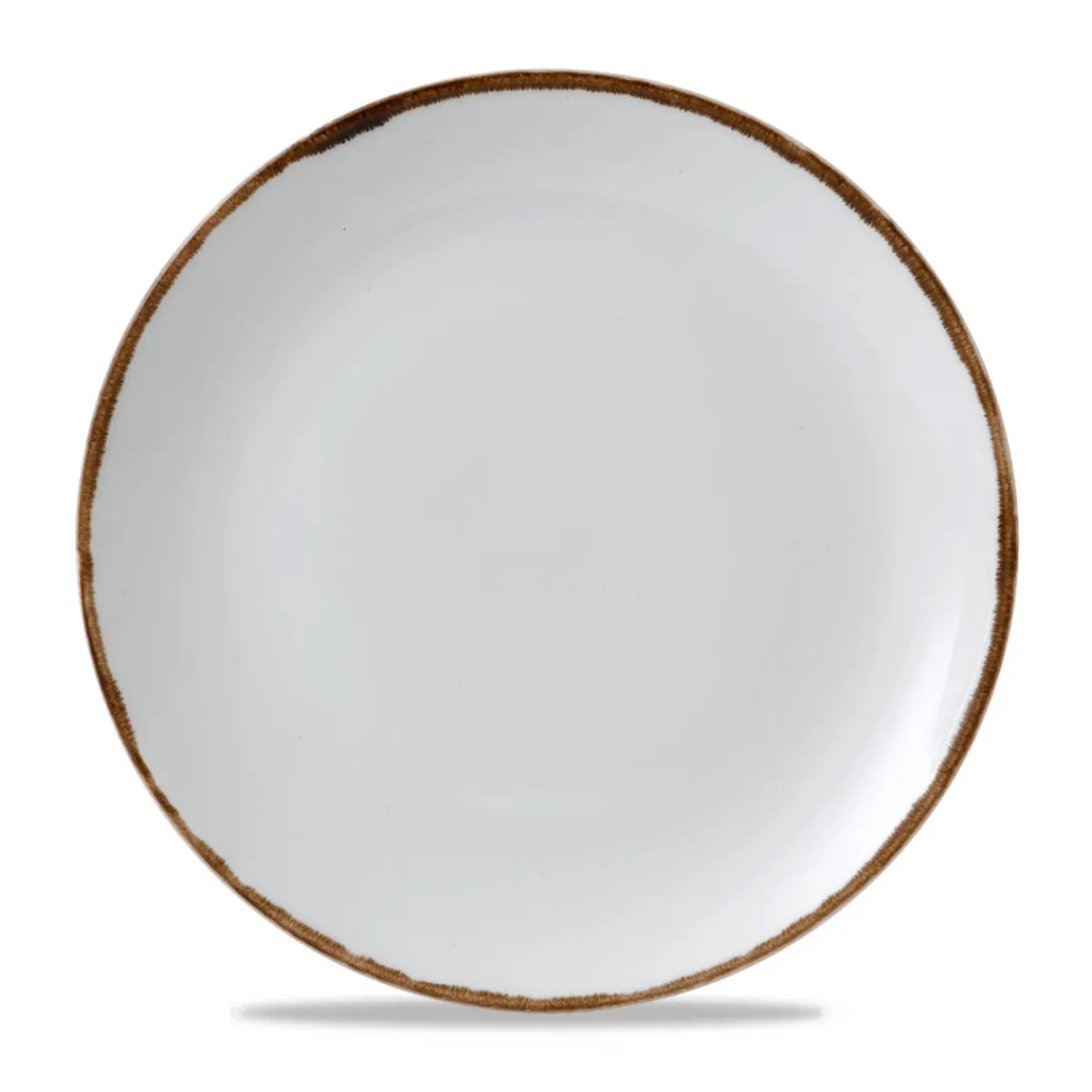 Assiette coupe plate rond Natural porcelaine vitrifiée Ø 26 cm Harvest - DUDSON Outlet