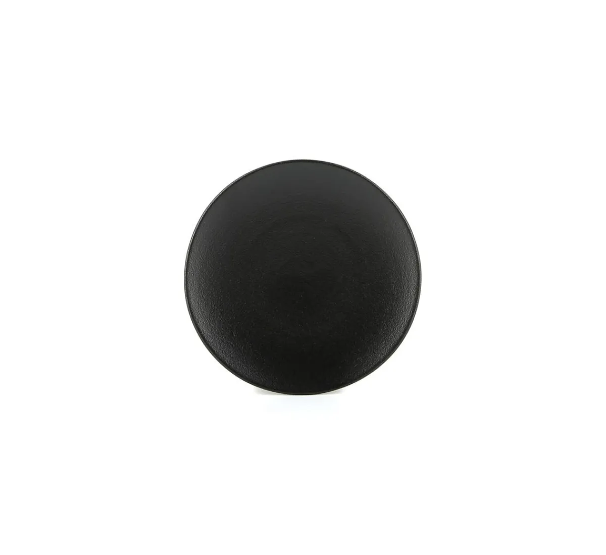 Assiette coupe plate rond noir porcelaine culinaire Ø 16 cm Equinoxe - REVOL Outlet