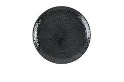 Assiette coupe plate rond noir porcelaine vitrifiée Ø 28,8 cm Chroma - CHURCHILL Clearance