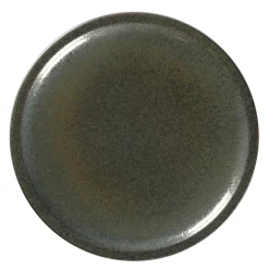 Assiette coupe plate rond noir porcelaine vitrifiée Ø 31,7 cm stone Ease - RAK Hot