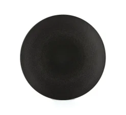 REVOL Assiette coupe plate rond noir porcelaine culinaire Ø 28 cm Equinoxe Outlet