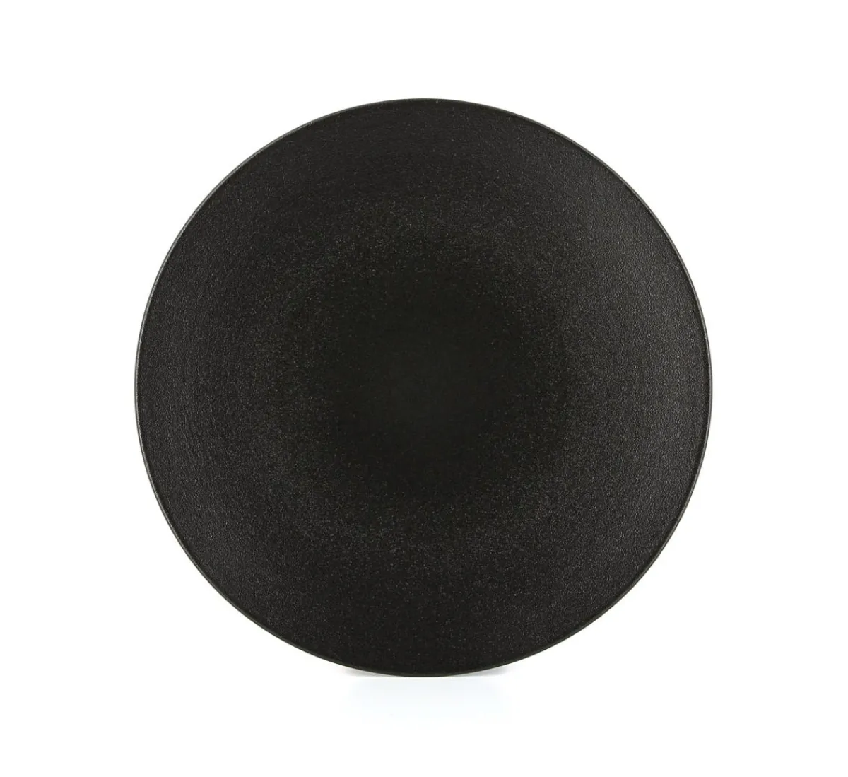 REVOL Assiette coupe plate rond noir porcelaine culinaire Ø 28 cm Equinoxe Outlet