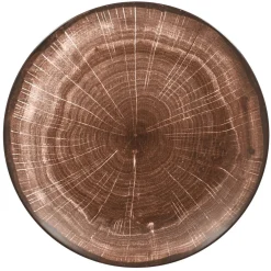 RAK Assiette coupe plate rond oak porcelaine vitrifiée Ø 26,7 cm Woodart