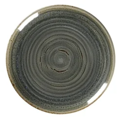 RAK Assiette coupe plate rond Peridot porcelaine vitrifiée Ø 17,9 cm stone Spot Hot
