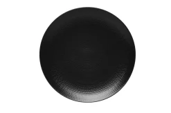 DEGRENNE Assiette coupe plate rond pierre de lave grès émaillé Ø 28 cm Modulo Nature Hot