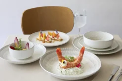 Assiette coupe plate rond porcelaine Ø 24 cm Cancun - ACCOLADE Clearance
