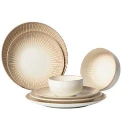 ACCOLADE Assiette coupe plate rond porcelaine Ø 21 cm Palma New