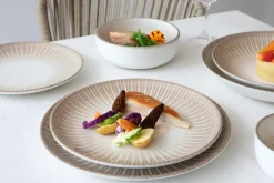 ACCOLADE Assiette coupe plate rond porcelaine Ø 21 cm Palma New
