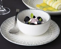 Assiette coupe plate rond porcelaine Ø 24 cm Granada - ACCOLADE New