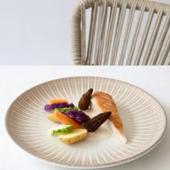 ACCOLADE Assiette coupe plate rond porcelaine Ø 24 cm Palma Clearance