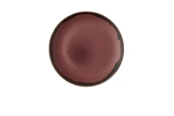 DUDSON Assiette coupe plate rond prune porcelaine vitrifiée Ø 26 cm Harvest Clearance