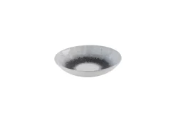 Assiette coupe plate rond Quartz Black porcelaine vitrifiée Ø 24,8 cm Fusion - CHURCHILL New