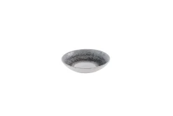 CHURCHILL Assiette coupe plate rond Quartz Black porcelaine vitrifiée Ø 18,2 cm Fusion Outlet
