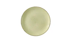 CHURCHILL Assiette coupe plate rond Raw Green porcelaine vitrifiée Ø 28,8 cm Stonecast Raw Best