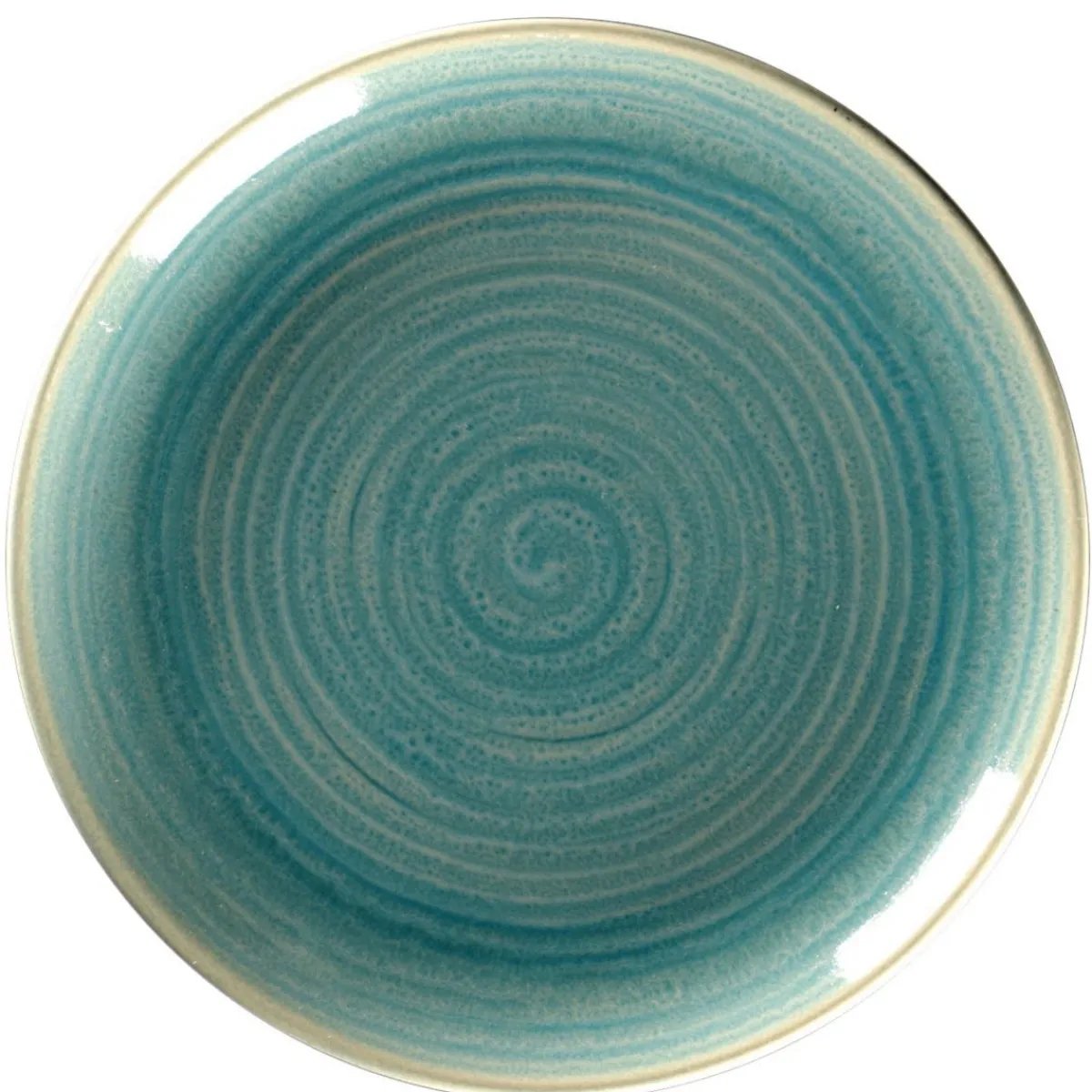RAK Assiette coupe plate rond Saphire porcelaine vitrifiée Ø 20,9 cm stone Spot Online