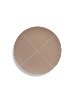 SERAX Assiette coupe plate rond Sienna porcelaine Ø 28 cm Zuma Discount