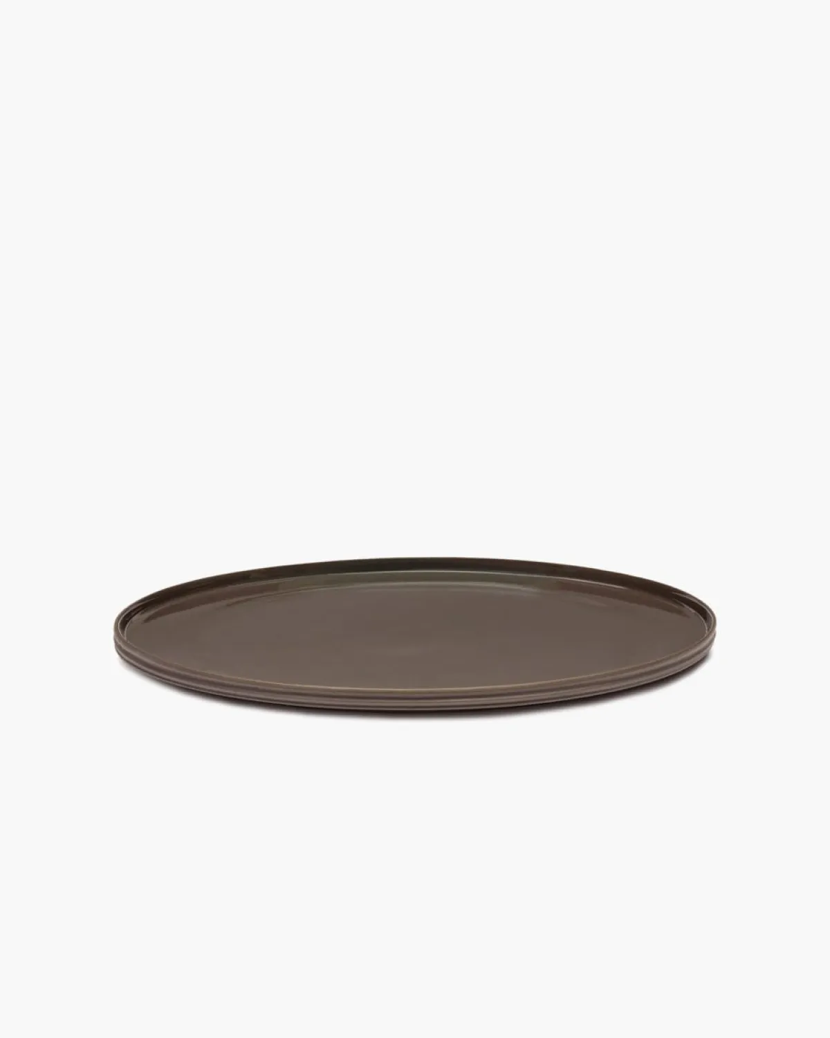 SERAX Assiette coupe plate rond Slate porcelaine Ø 33 cm Dune Discount
