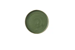 CHURCHILL Assiette coupe plate rond Sorrel Green porcelaine vitrifiée Ø 21 cm Stonecast Sorrel Clearance