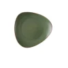Assiette coupe plate rond Sorrel Green porcelaine vitrifiée 24,5x24,5 cm Stonecast Sorrel - CHURCHILL Hot