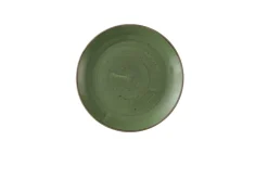 CHURCHILL Assiette coupe plate rond Sorrel Green porcelaine vitrifiée Ø 21,7 cm Stonecast Sorrel New
