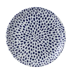 DUDSON Assiette coupe plate rond terracotta porcelaine vitrifiée Ø 26 cm Terrazzo Online